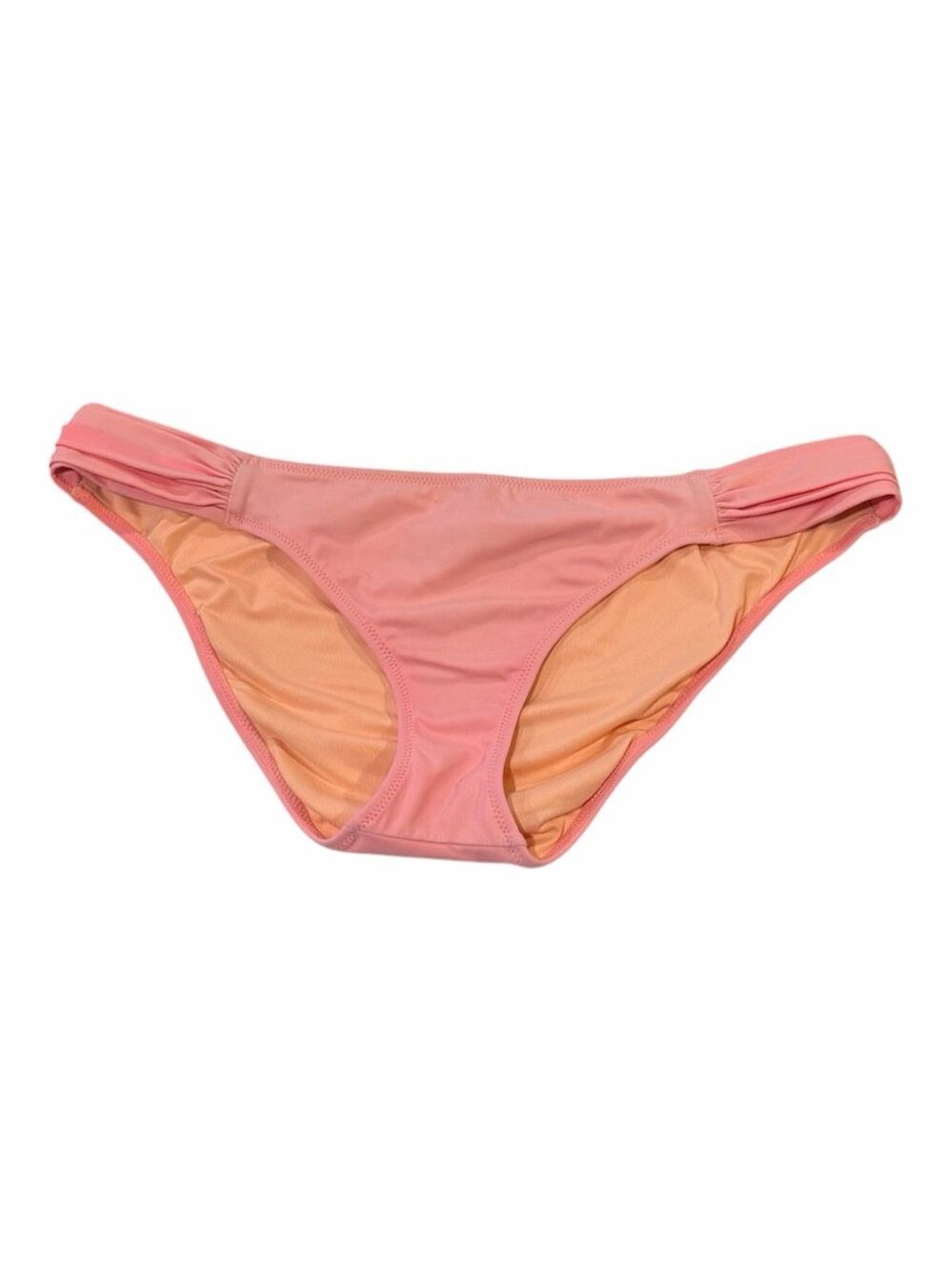 VICTORIA’S SECRET The Knockout Bikini Bottom Pink Ruched Side Swim Medium